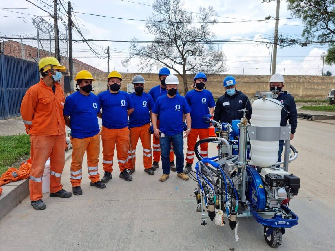 demarcación vial horizontal